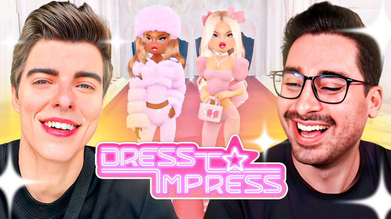 EU e JEAN LUCA somos OS MELHORES no DRESS TO IMPRESS do ROBLOX! com @cortesojeanluca