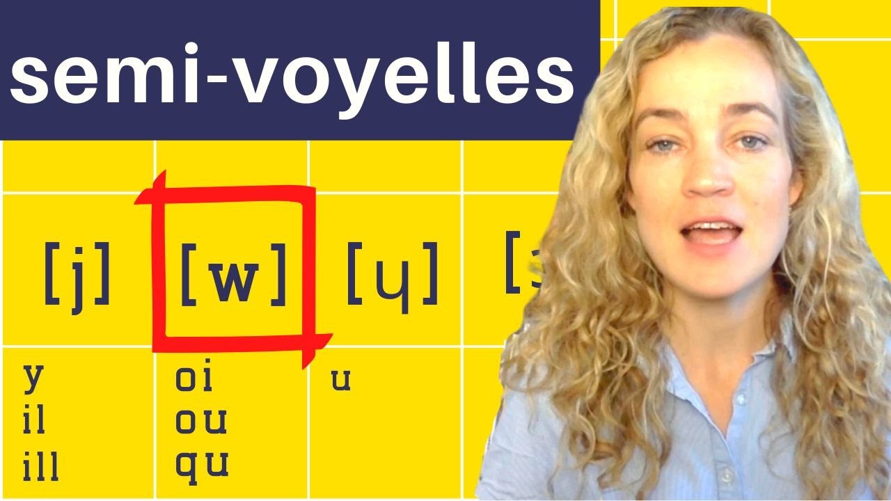 Alphabet phonétique français pour apprendre les semi-voyelles