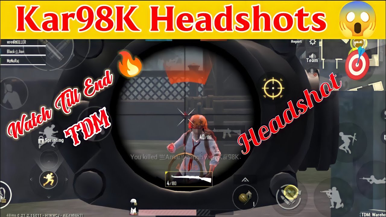 TDM Glitch || TDM Kar98 K Glitch || TDM Headshots 😱