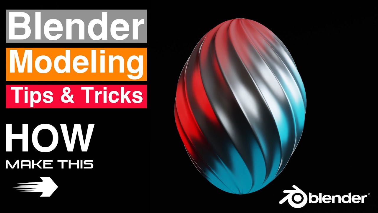 Blender 3D Modeling  | Create Decorative Design | Blender Tutorial