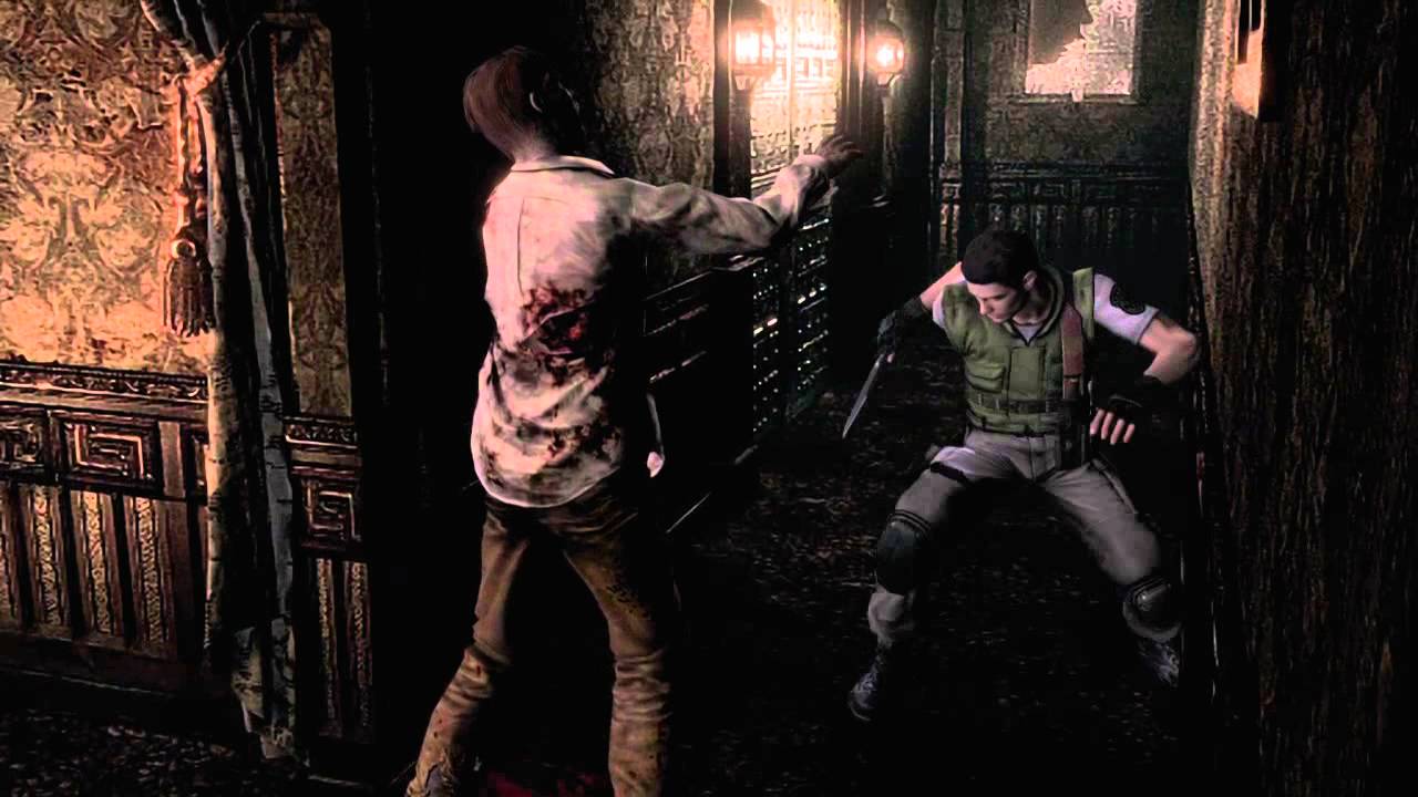 Resident Evil HD Remastered : How to kill zombie with knife