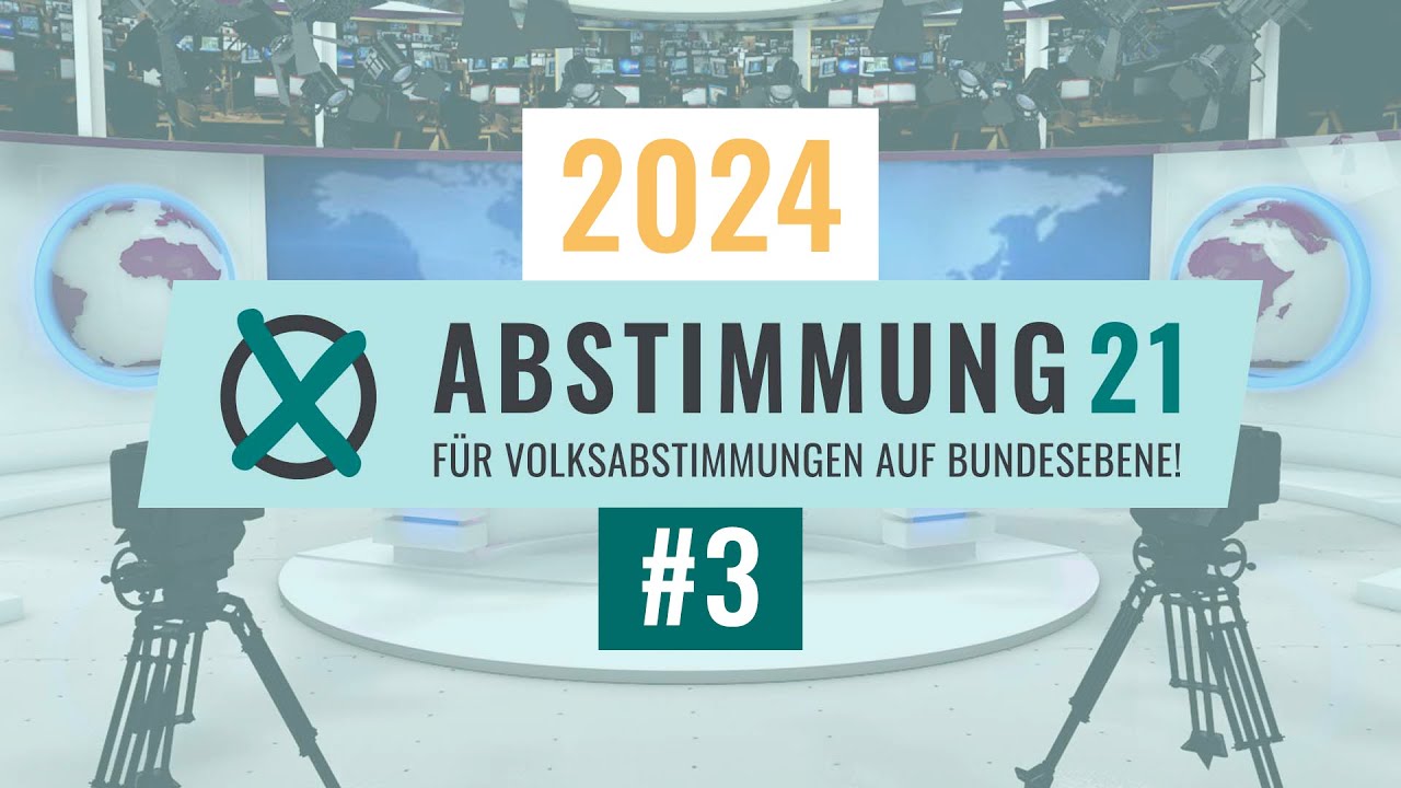 2024: ABSTIMMUNG21 Finale - Verkündung der Auszählungsergebnisse