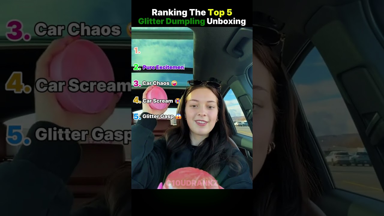 Ranking The Top 5 glitter dumpling unboxing moments 🥟✨ #shorts #unboxing #glitterdumpling