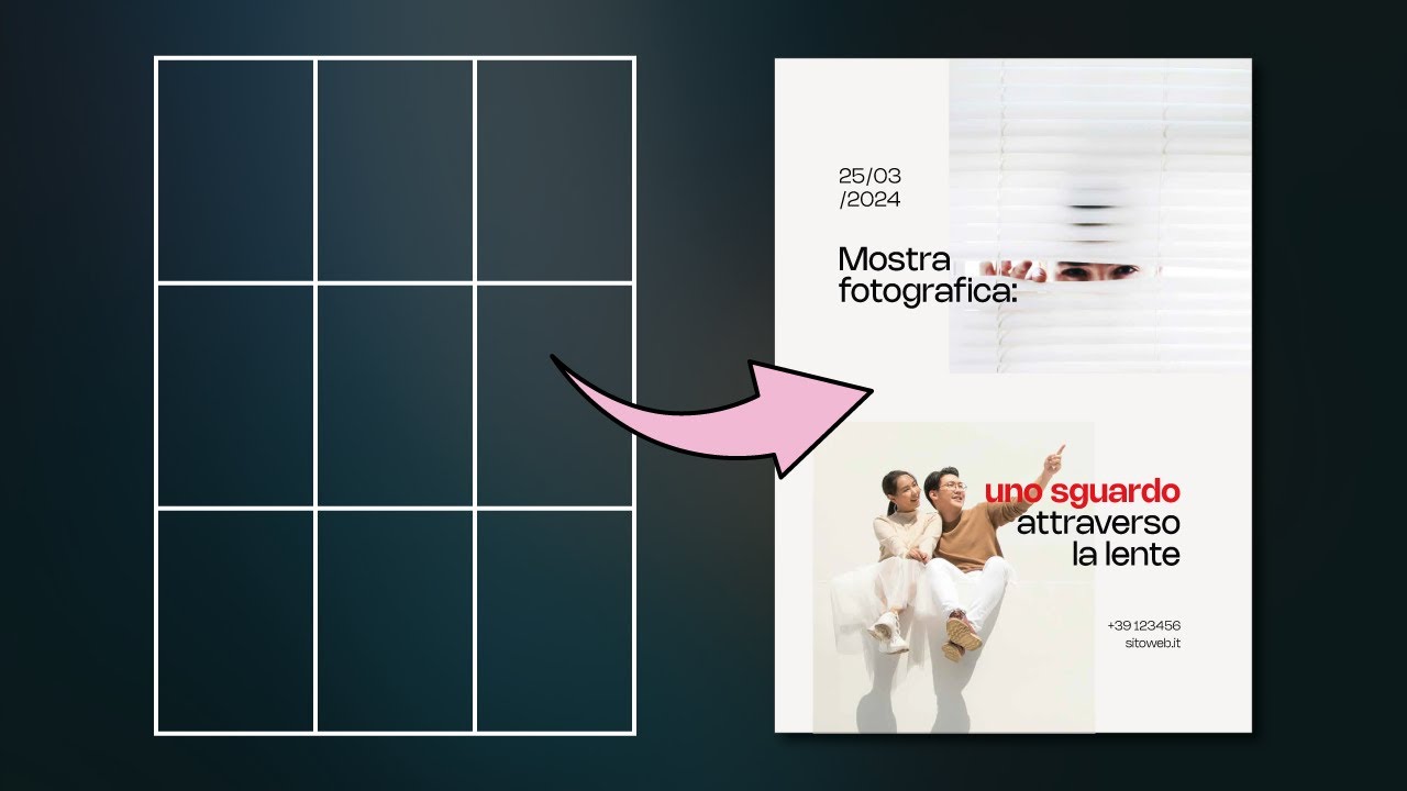 LA REGOLA DEI TERZI in Graphic Design