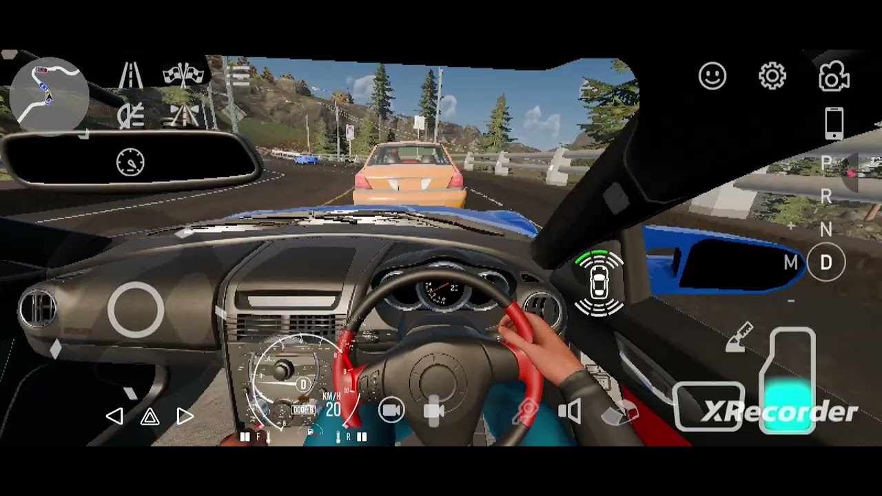 Car parking 2 (test driving mazda RX8 first person pov)