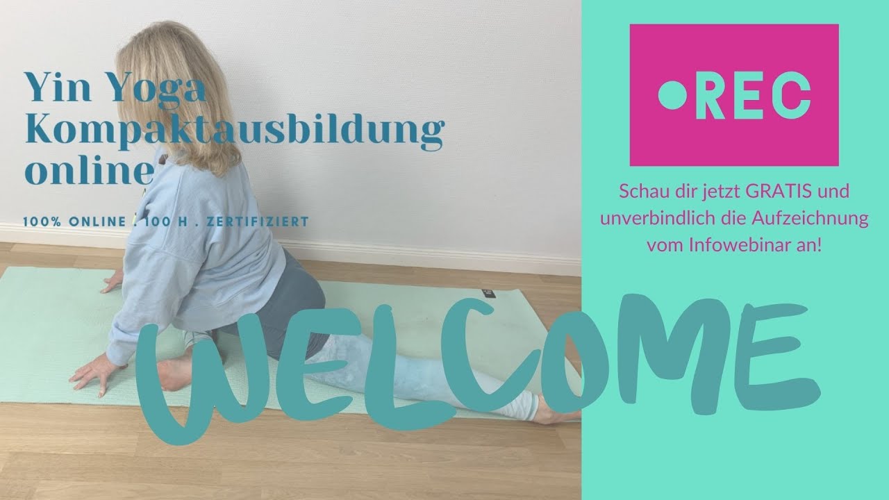 Aufzeichnung Info Webinar: Alle Informationen zur Yin Yoga Kompaktausbildung online