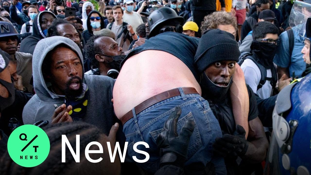 Story Behind the Photo of a BLM Protesters Helping an Injured Counter-protester