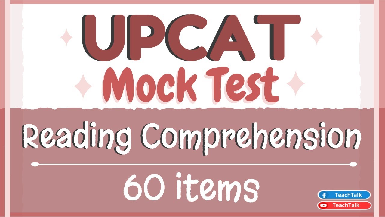 Reading Comprehension | UPCAT Mock Test
