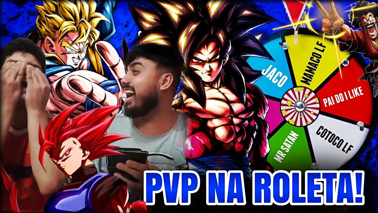 JOGANDO PVP NA ROLETA! DRAGON BALL LEGENDS ( @senpaiindica  )