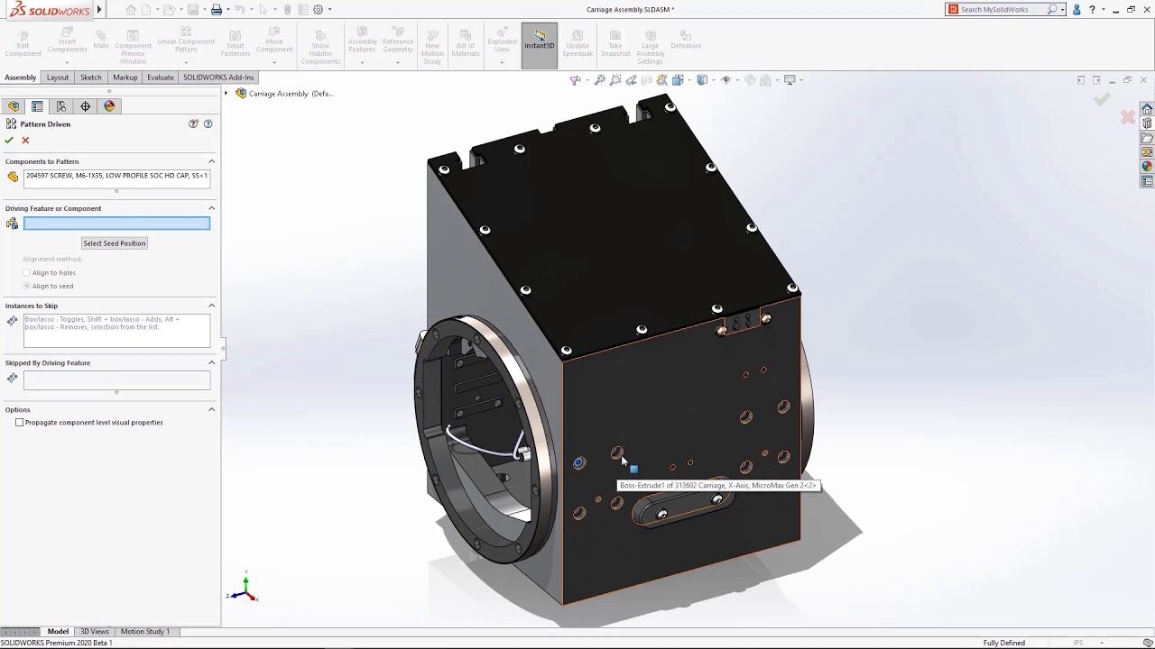Przegląd nowych funkcji SOLIDWORKS 2020 &mdash; usprawnione toki pracy