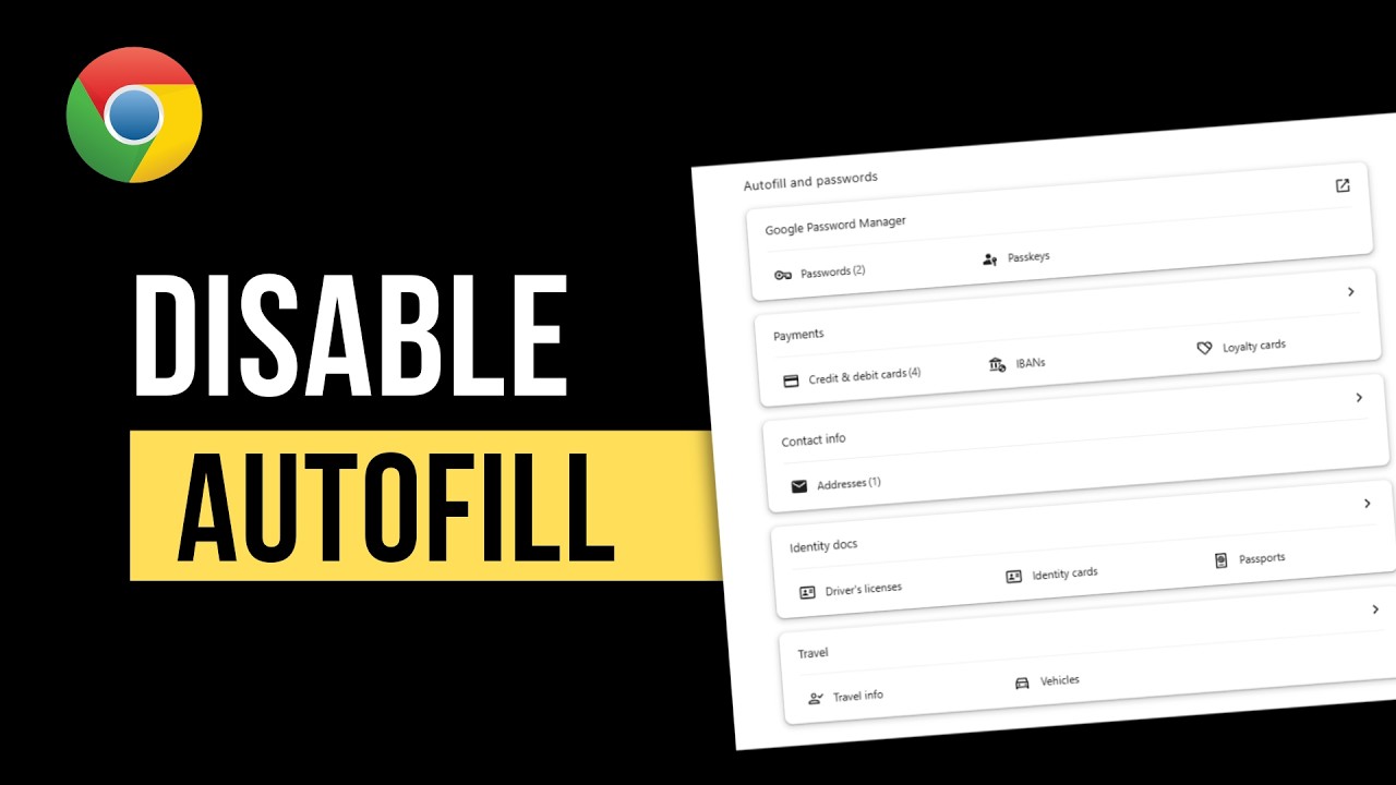 How to Turn On or Off Chrome Autofill Addresses for PC Users
