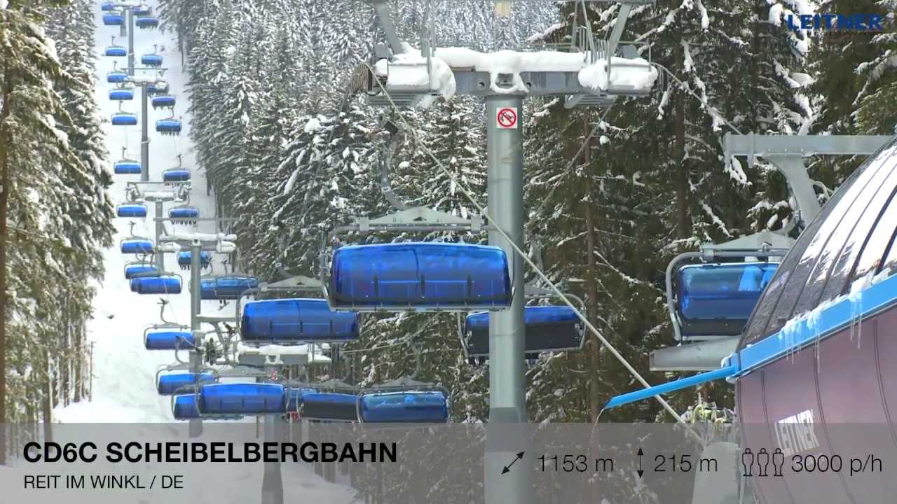 LEITNER in Reit im Winkl- CD6C Scheibelbergbahn