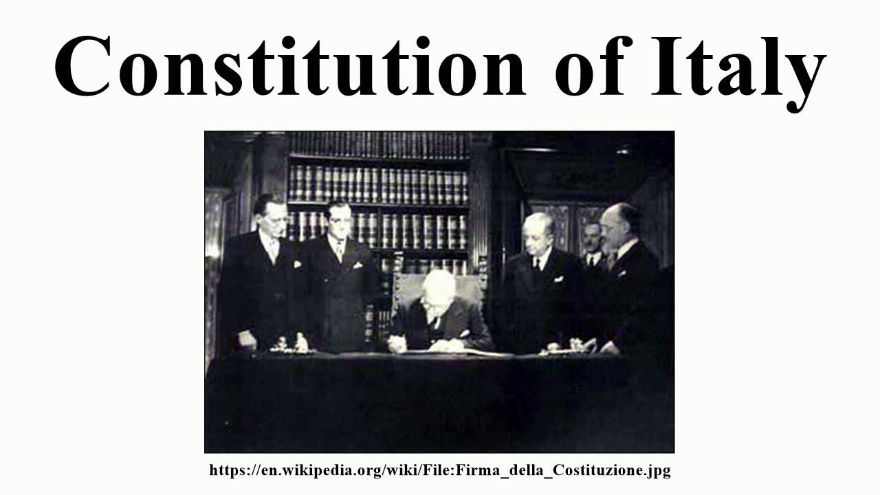 Constitution of Italy