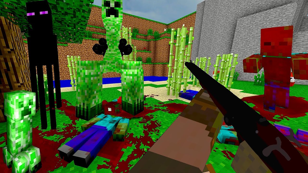 BRUTAL MINECRAFT: A DOOM Total Conversion Mod Where You Rip & Tear Through Minecraft's Blocky World!
