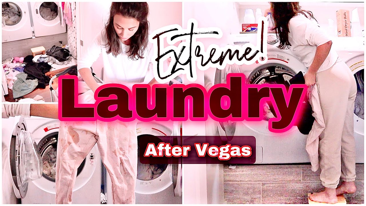 🧺 REAL LAUNDRY MOTIVATION FALL 2022! | LAUNDRY AFTER VEGAS! 🃏🂱♠︎ | @myranda_achvan