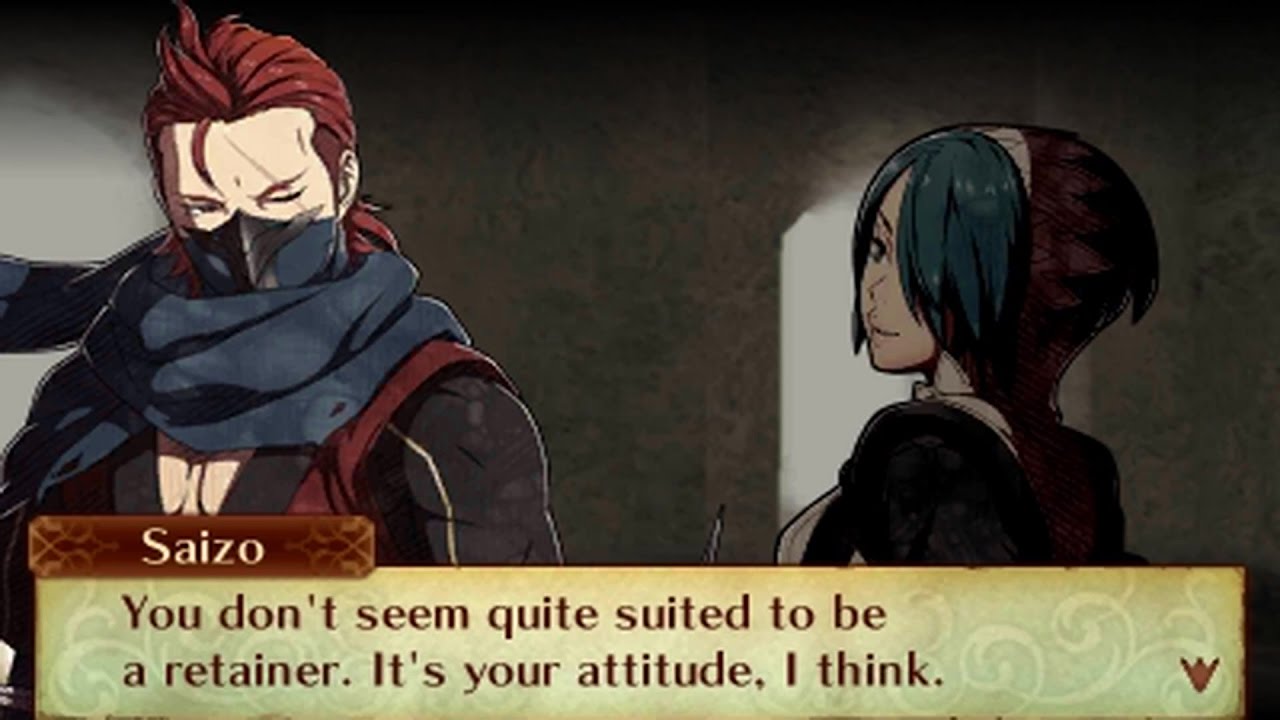 Fire Emblem Fates: Birthright - Setsuna & Saizo Support Conversations