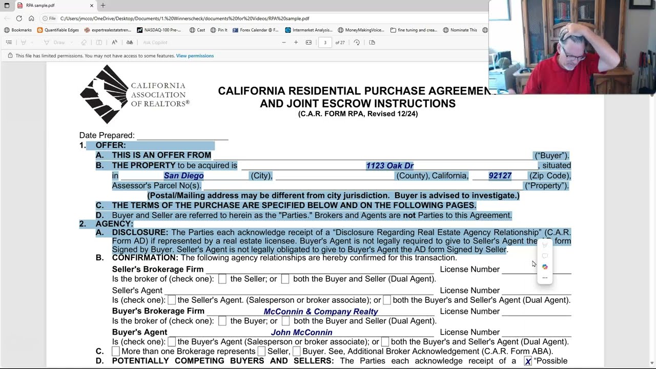 2025 California Home Purchase Agreement Explained by Attorney | CA RPA Legal Tips