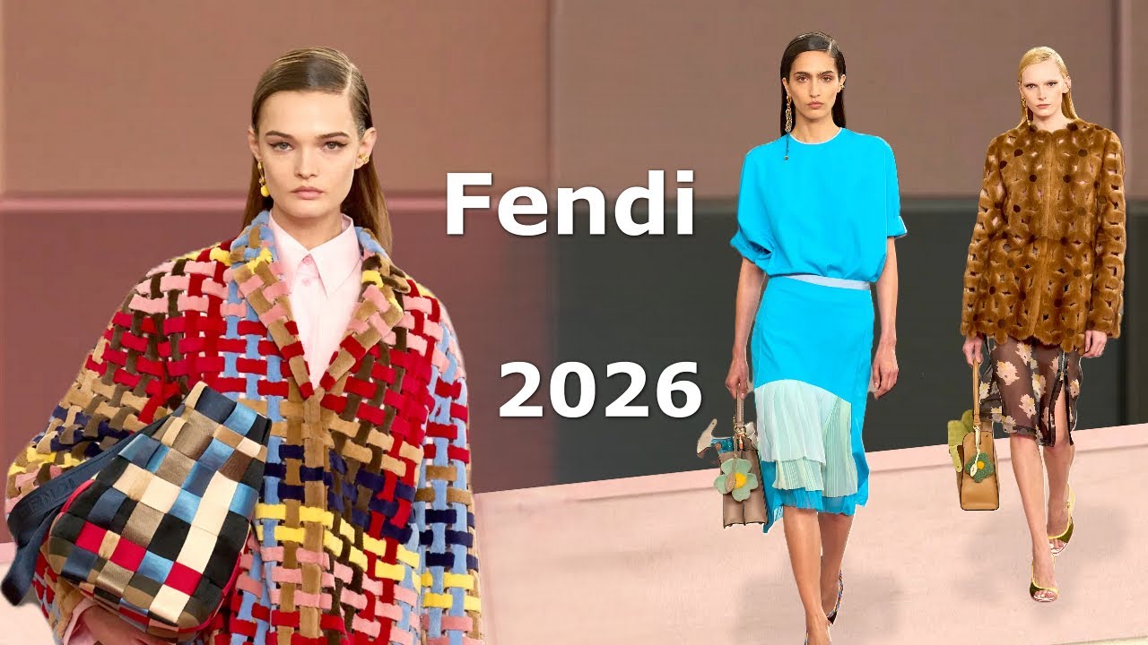 Fendi мода весна-лето 2026 в Милане | Стильная одежда и аксессуары