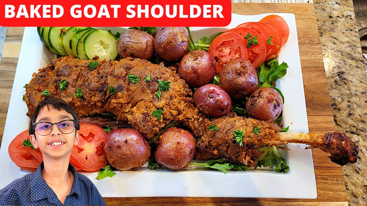 How To Bake Goat Shoulder Recipe | Roasted Goat Shoulder Recipe At Home From Scratch