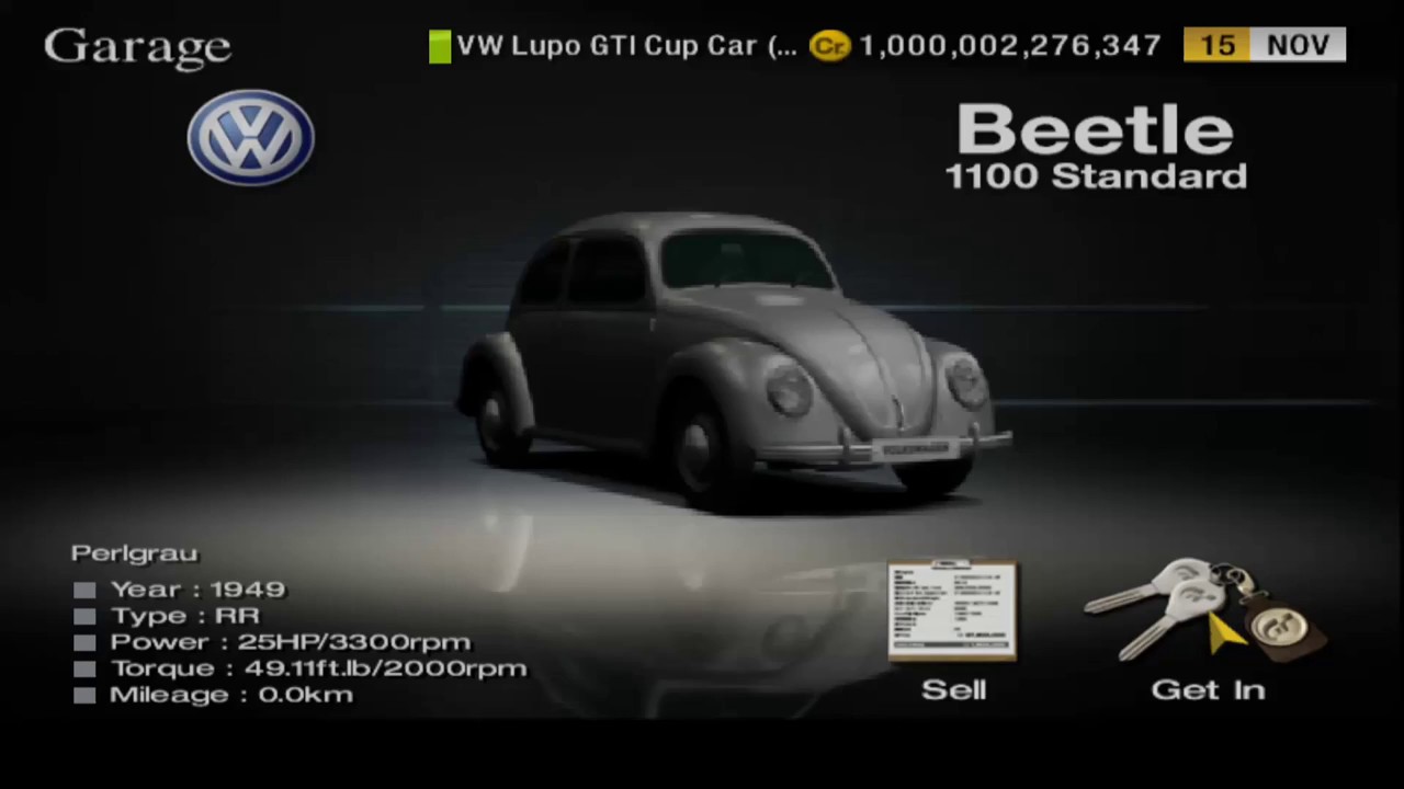 Gran Turismo 4 | Volkswagen Beetle 1100 Standard (Type-11) '49 Gameplay