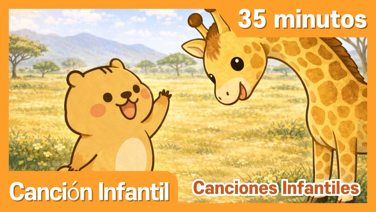 Canciones Infantiles 35 Minutos | Mezcla de Canciones Populares | CapyLala Niños