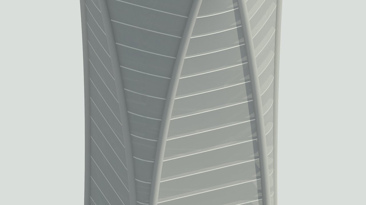 Highrise building or  skyscraper design in revit rechitecture