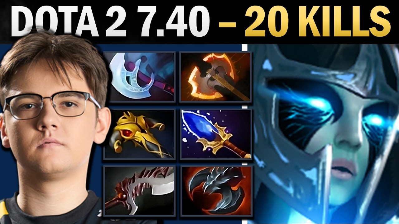 Профессиональный керри-фантомный убийца с Мантой и Абиссалом — геймплей Dota.