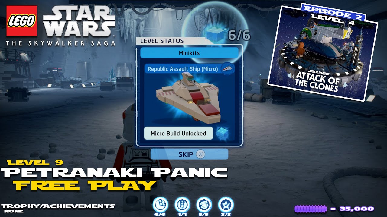 Lego Star Wars The Skywalker Saga: Lvl 9 Petranaki Panic FREE PLAY - HTG