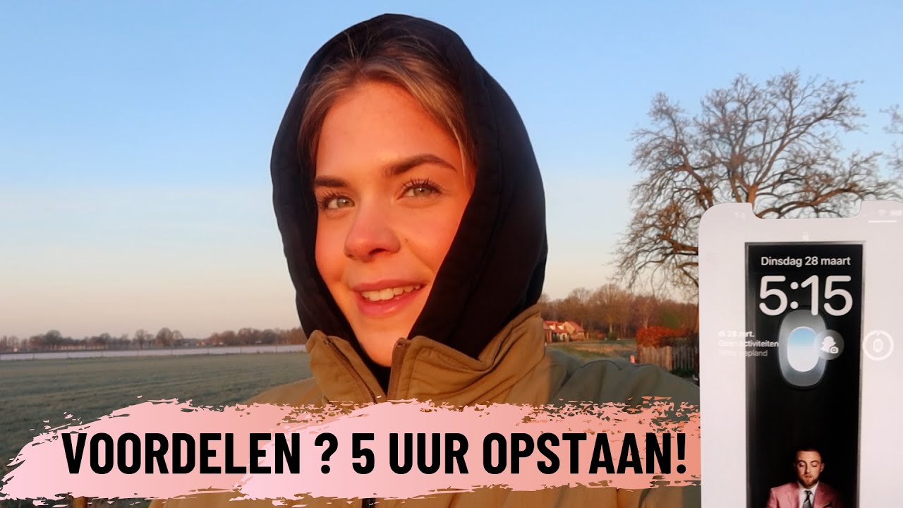 De 5 uur opstaan challenge⏰ | Emma Keuven