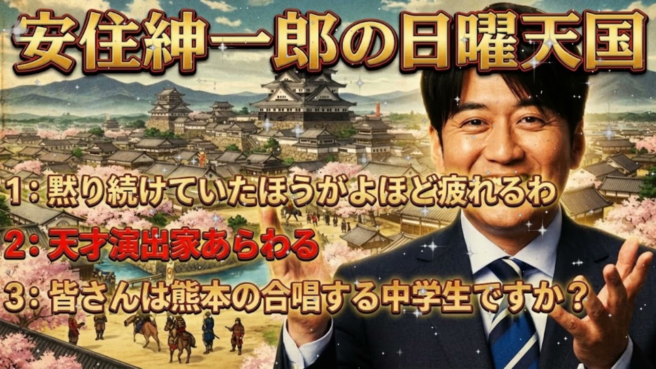 🤣【広告無し】安住紳一郎の日曜天国 傑作選「皆さんは熊本の合唱する中学生ですか？」伝説の勘違いに腹筋崩壊 🐺 作業用・睡眠用