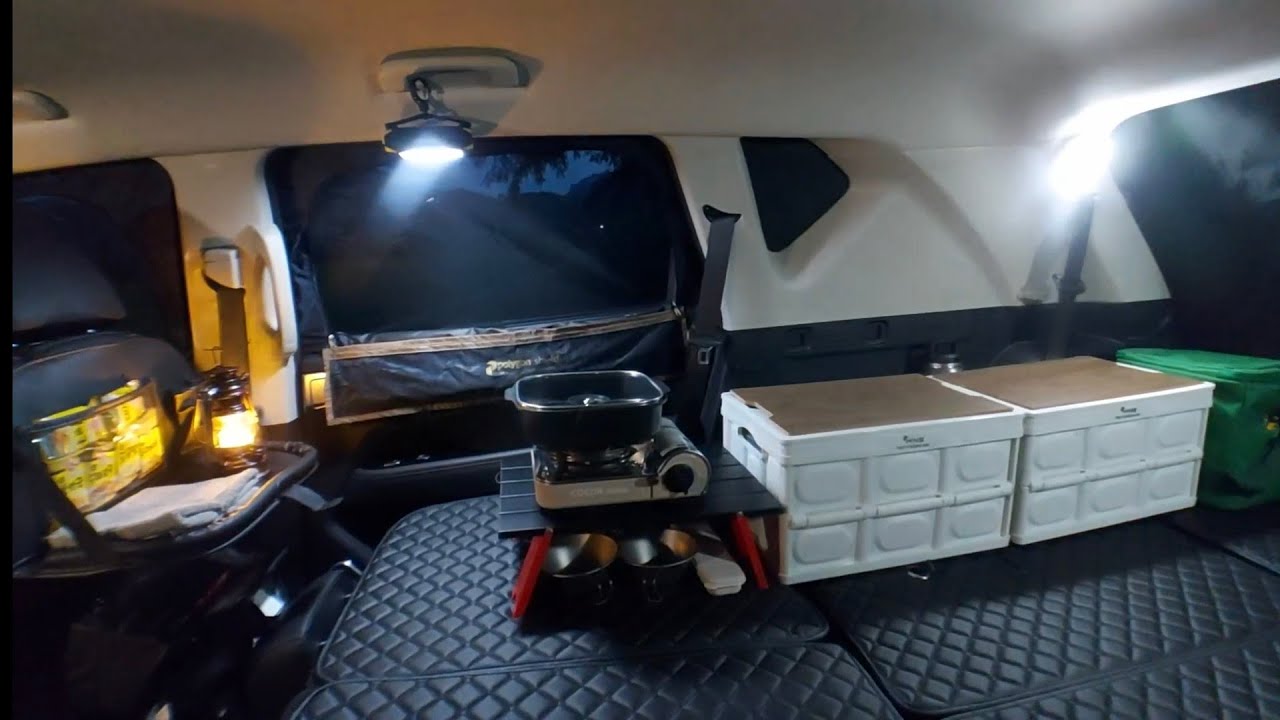 쌍용 올 뉴 렉스턴 차박 #1 | 차박 평탄화 | 미니멀 캠핑 | 나만의 캠핑카 | Car Camping In The Woods