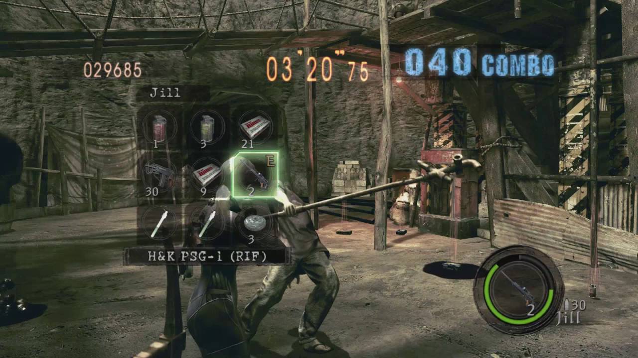 Resident Evil 5 - Mercenaries United - The Mines - SS - Jill Battlesuit