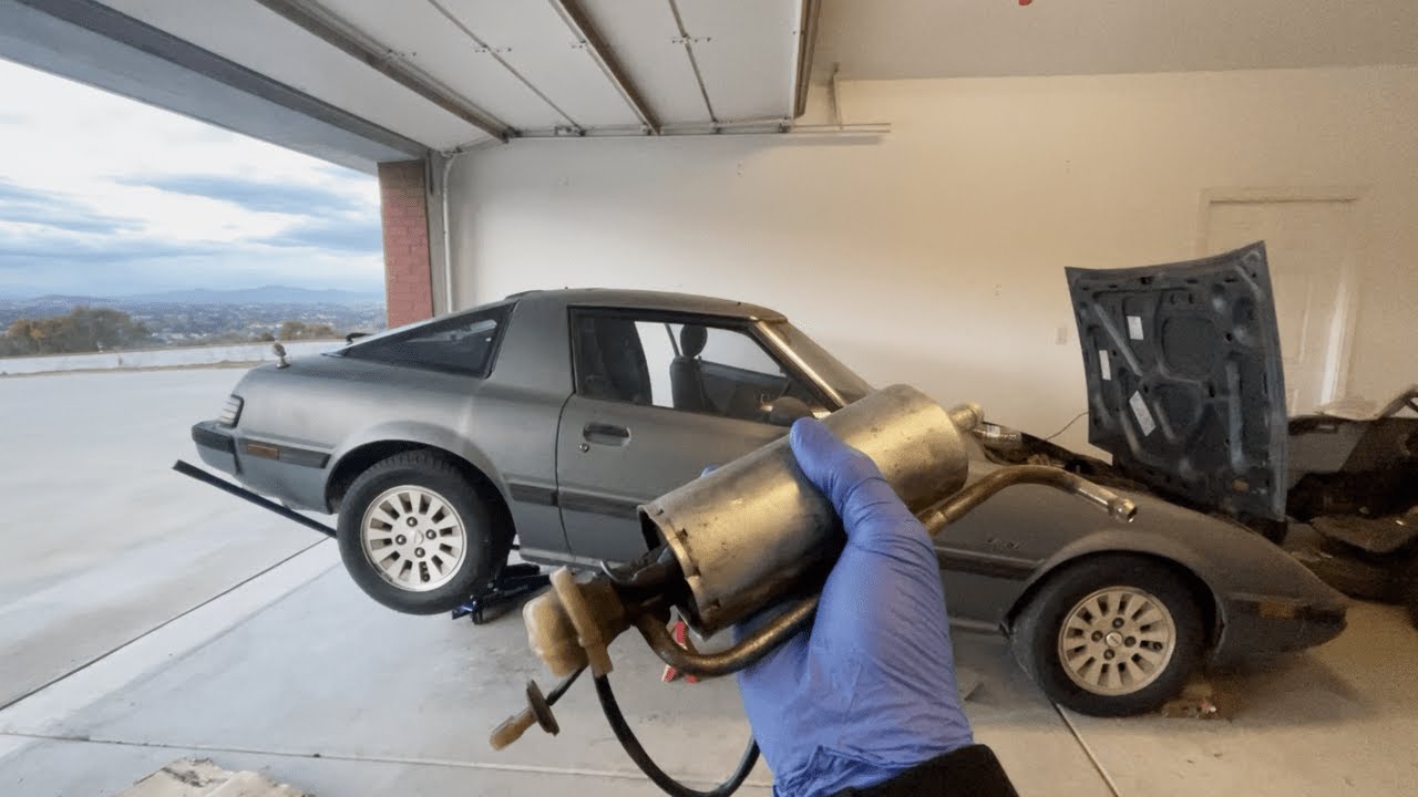 Day 9: Fuel Pump Installation on 1984 Mazda RX7 GSL-SE