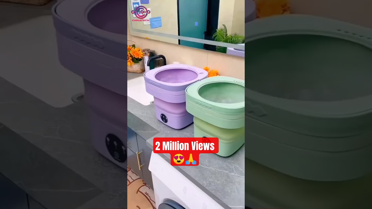 Portable Washing and Drying Machine for Small Spaces #PortableWasher #CompactDryer #diy