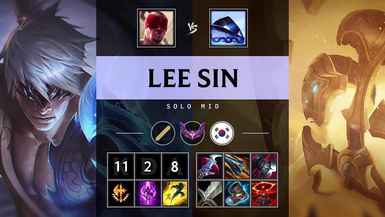 Lee Sin Mid vs Xerath: Unstoppable - KR Master Patch 14.24