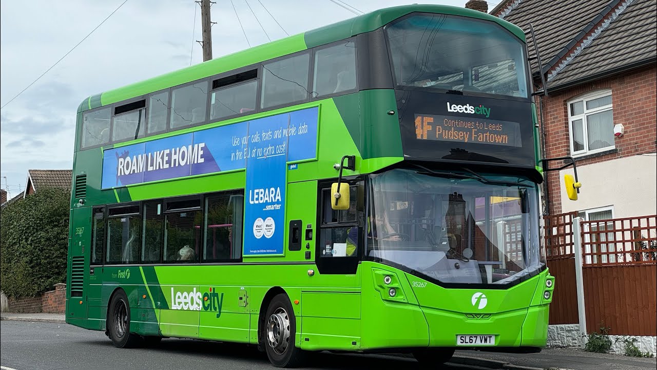 Route 4F | First West Yorkshire Wright Streetdeck 35267 (SL67 VWT)
