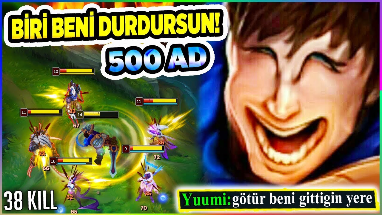 DÖNDÜM MEVLANA GİBİ!! TOPAÇ GAREN RASHER VE YUUMİ İLE BOT LANE'DE TERÖR ESTİRDİK!! ÇOK OP!!