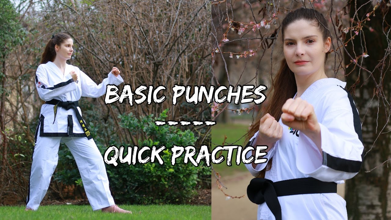 Quick Punching Practice / Jab, Hook, Uppercut, Backfist