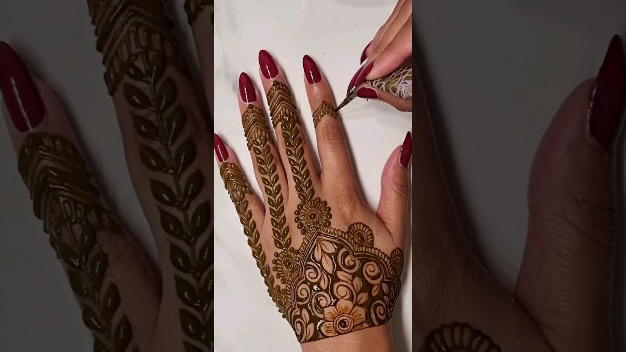 Stunning Intricate Henna design for brides #henna #mehndi #mehandi #handmehndi #hennamehndidesign