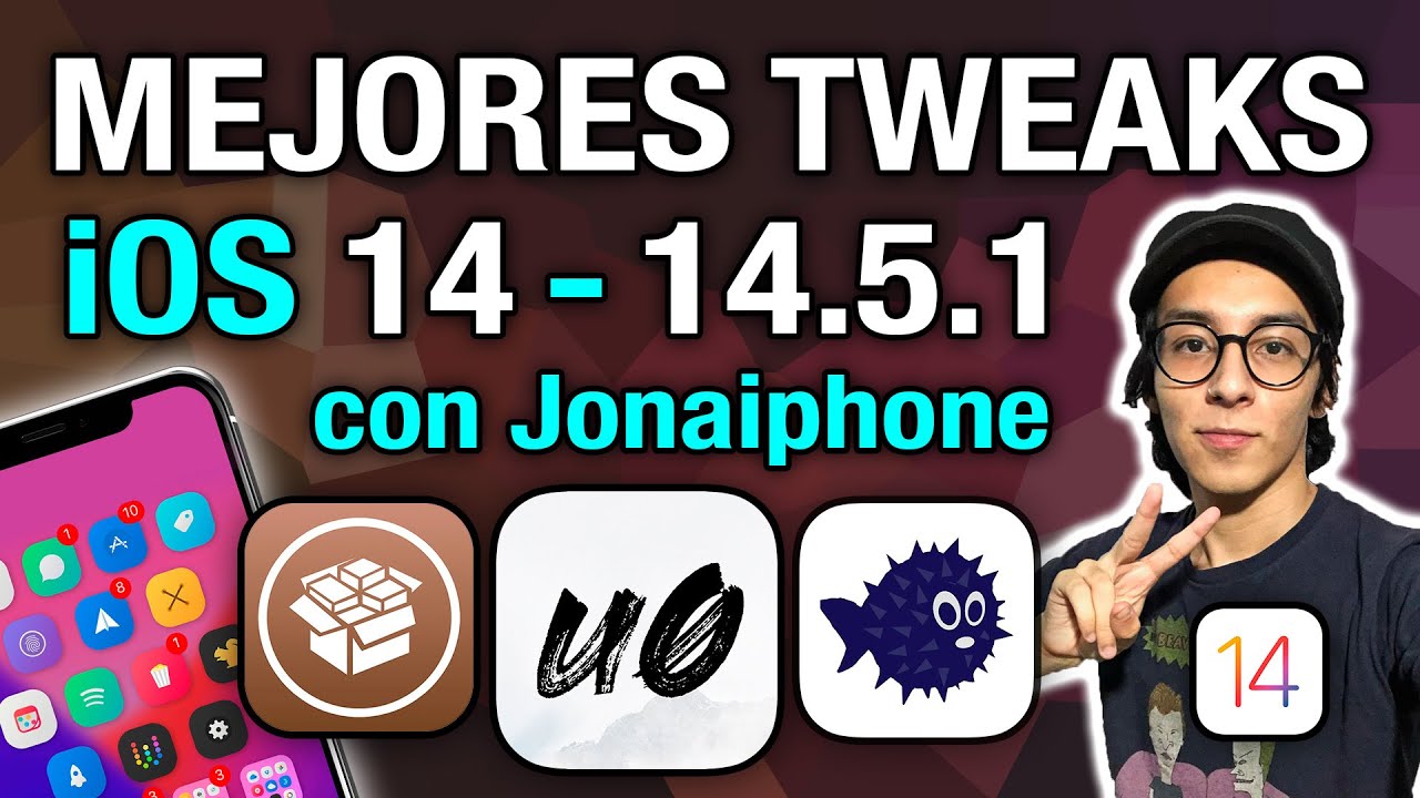 TOP 10 MEJORES TWEAKS para iOS 14.5.1 🔥 con @Jonaiphone
