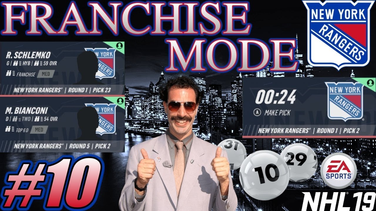 NHL 19 Franchise Mode - New York Rangers #10 