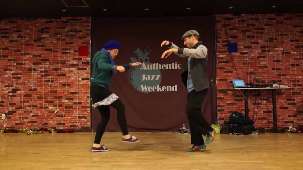 AJW2014 - Class Recap - Jazz Conversation - Nathan Bugh & Ramona Staffeld (Lindy Hop)