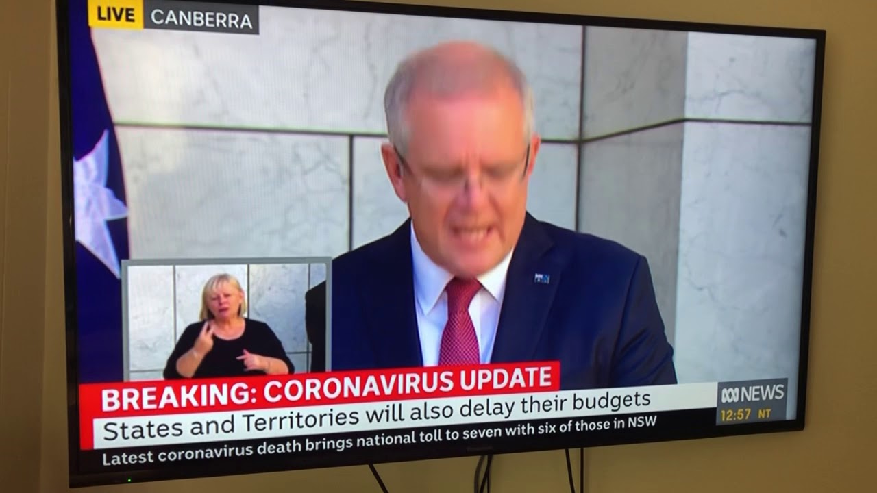 Australian Prime Minister Scott Morrison press conference, 20 March 2020 #coronavirus
