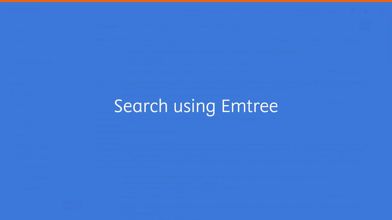 Embase - Getting Started