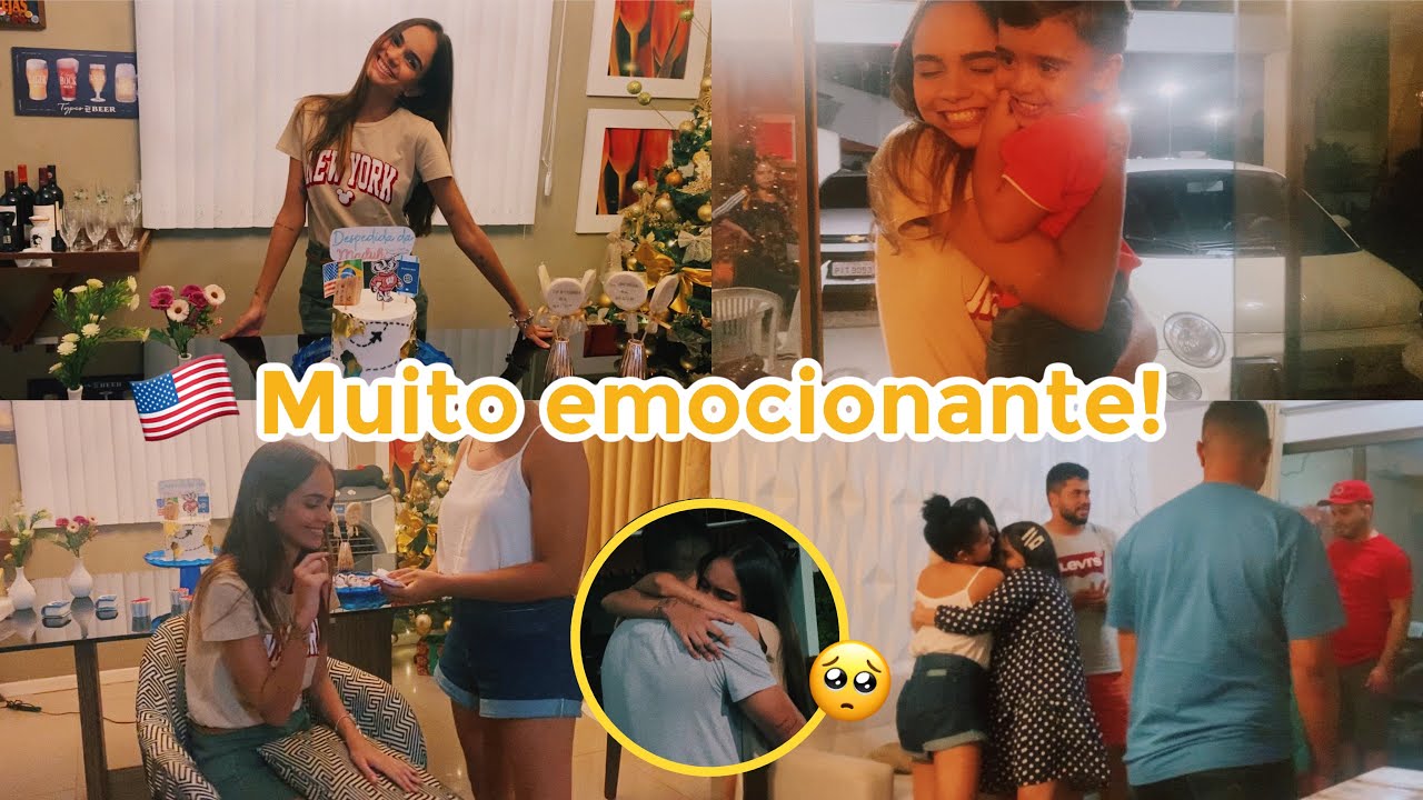 MINHA DESPEDIDA! 🇺🇸✈️ Tchau brasil, partiu intercâmbio 🤧🥺🙏🏻