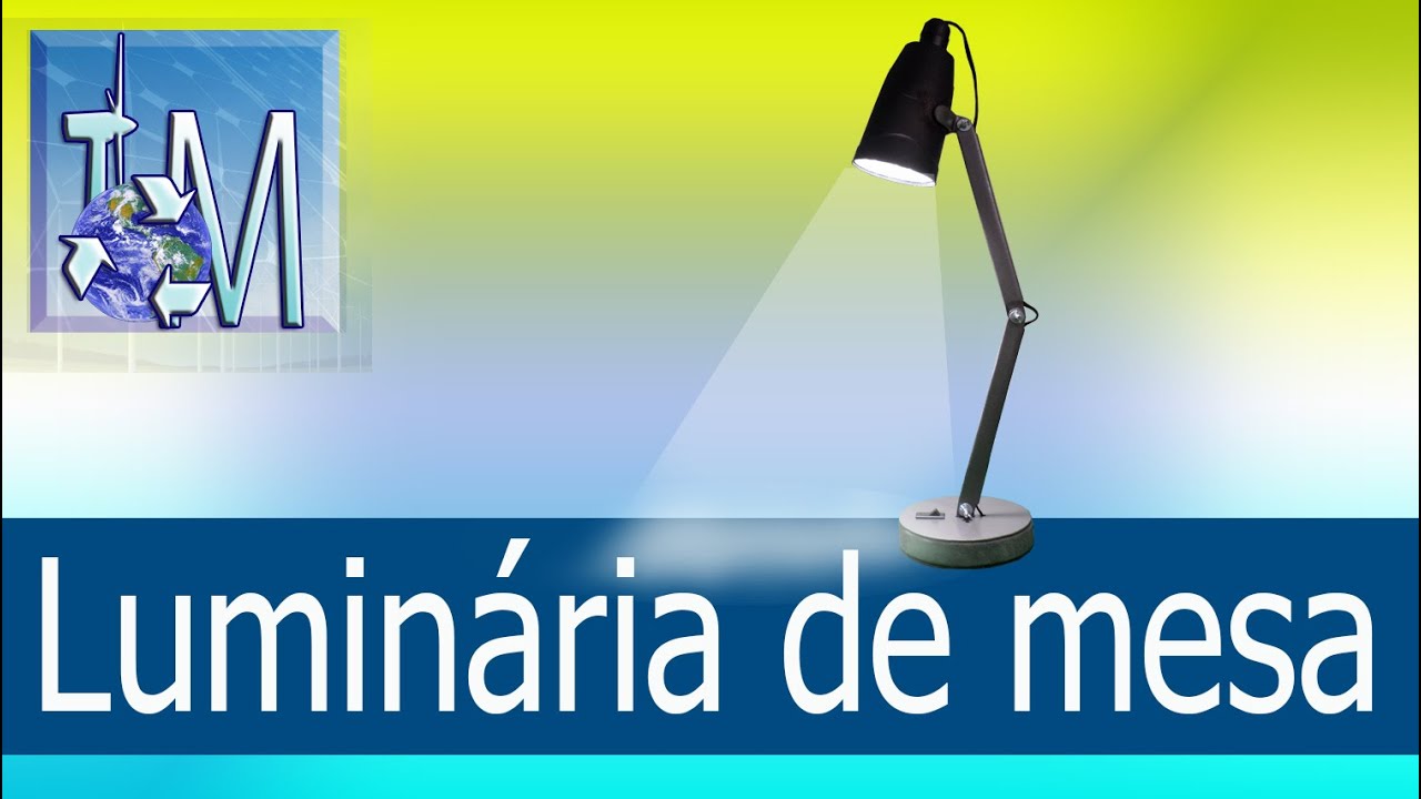 Luminária de mesa