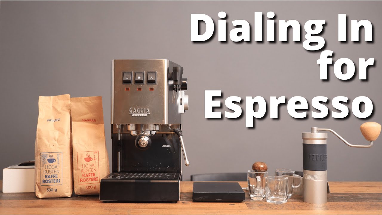 How To Dial in the Gaggia Classic Pro - economically with a hand Grinder.