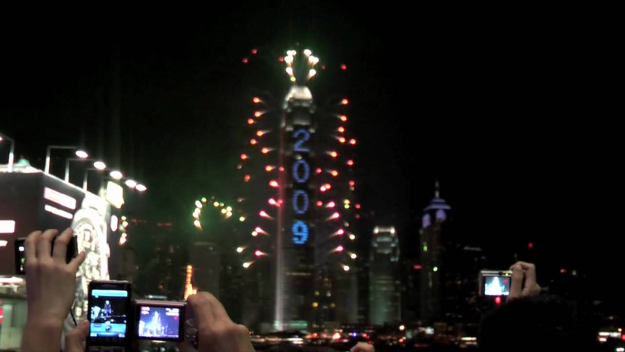 Countdown to Year 2009 in Hong Kong