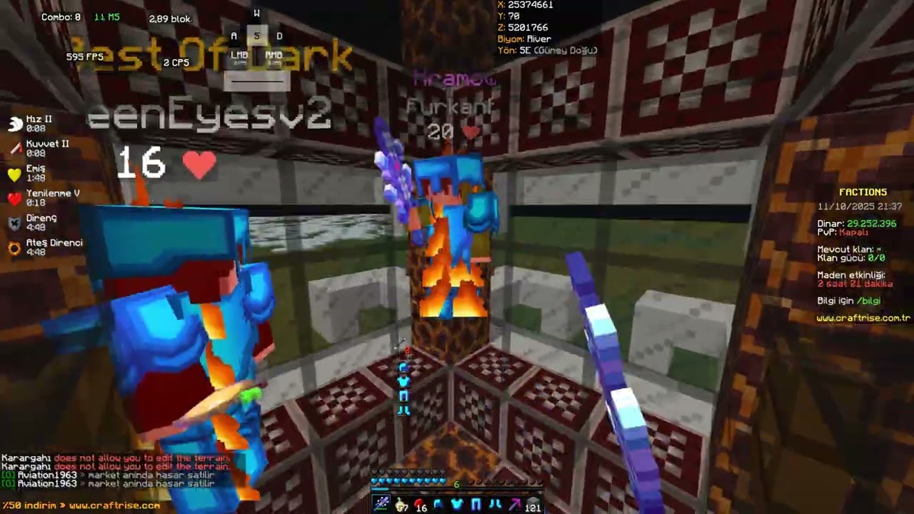 craftrise factions öylesine 3 Tabelaya kilit atma imzalı #craftrise #factions