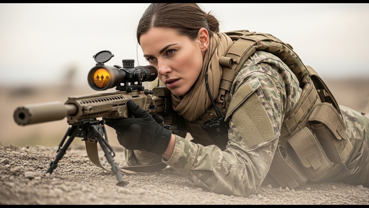 “Any Snipers Left” The Sergeant Shouted — Then the Silent Supply Girl Took the Shot